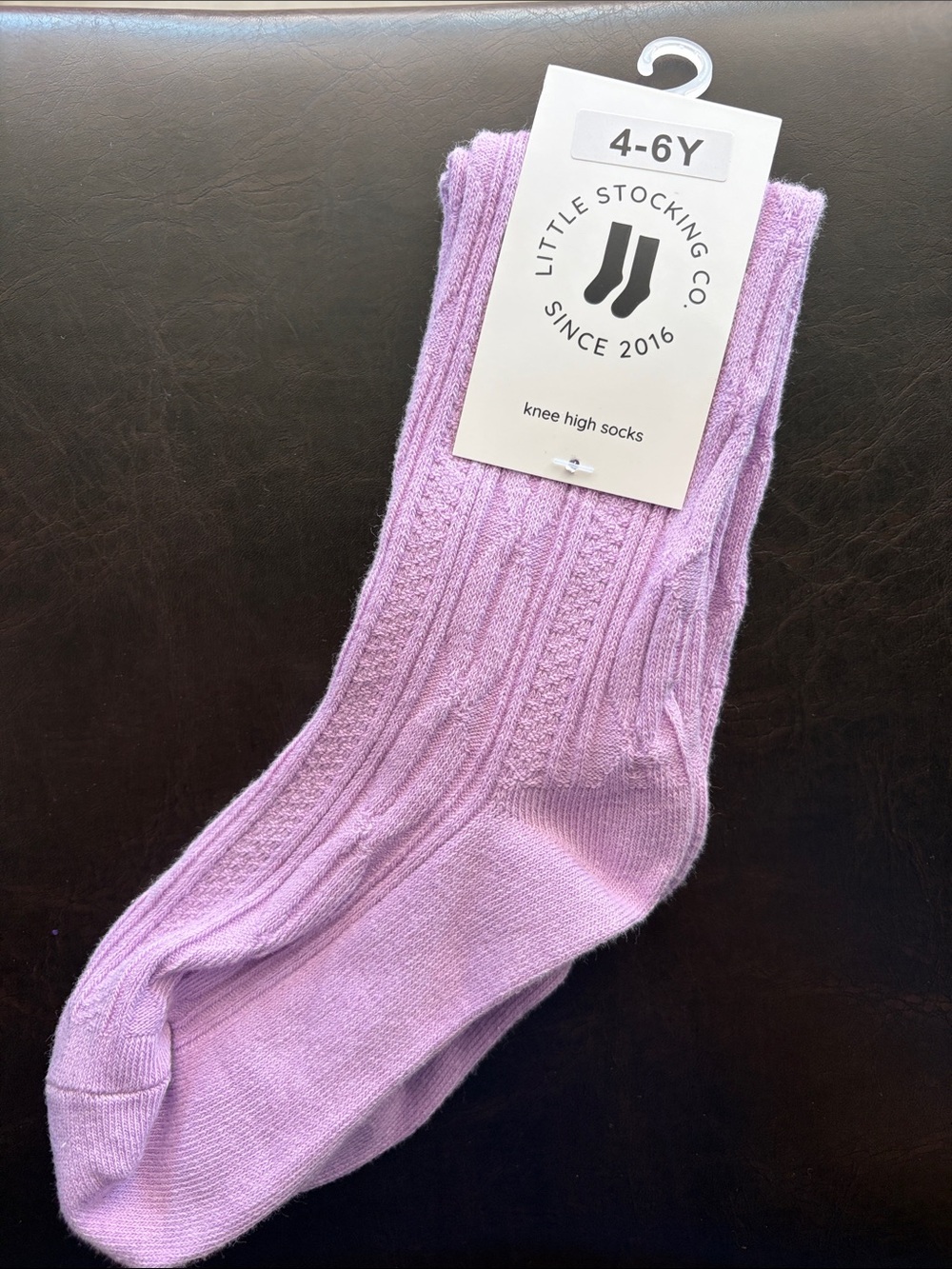 Little Stocking Co. Lilac Knee High Socks (4-6Y)